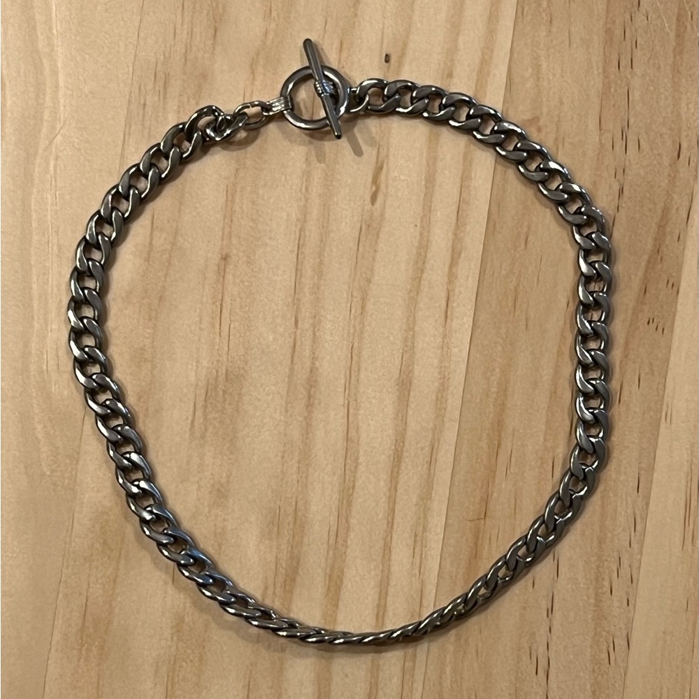 Vintage silver chain necklace